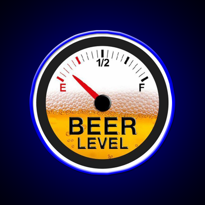 Beer Level Funny Beer Bar Decor Led Neon Sign Rgb Color - Size and dimension reference