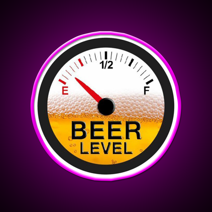 Beer Level Funny Beer Bar Decor Led Neon Sign Rgb Color - LED neon sign close-up detail