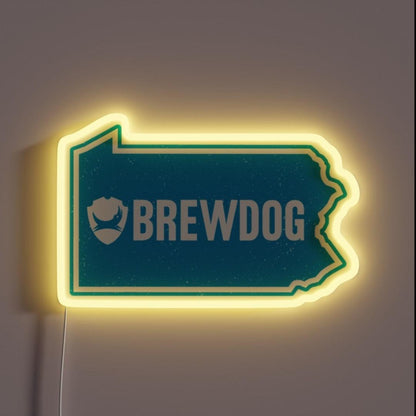 Beer Lover Rgb Led Neon Sign Bar Art - Custom LED neon sign front view