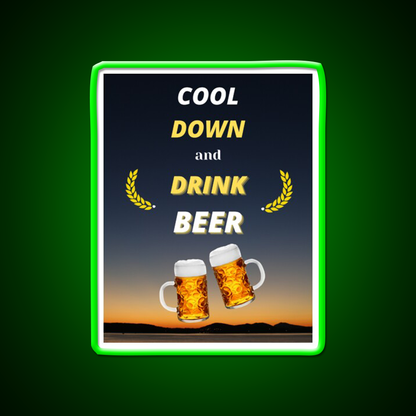 Beer Man Cave Bar Led Neon Sign Bar Decor Rgb Color