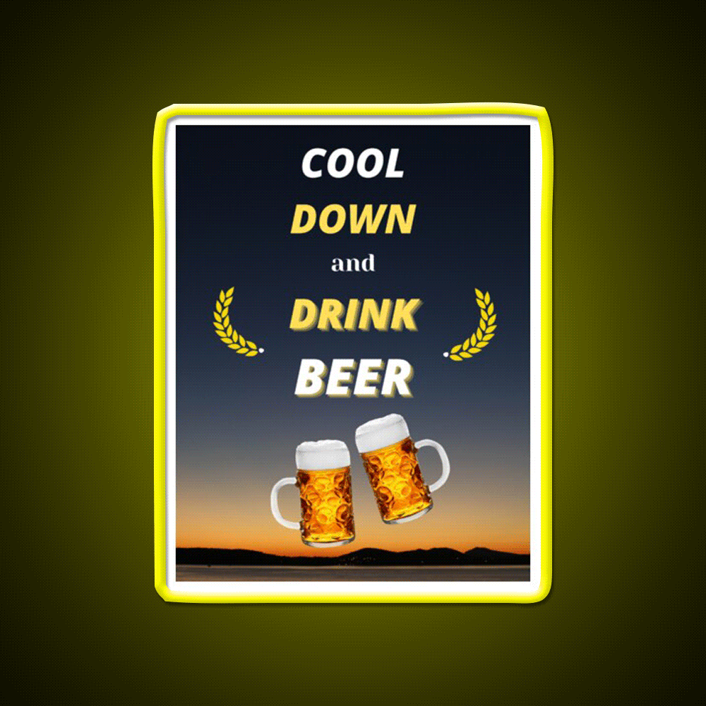 Beer Man Cave Bar Led Neon Sign Bar Decor Rgb Color