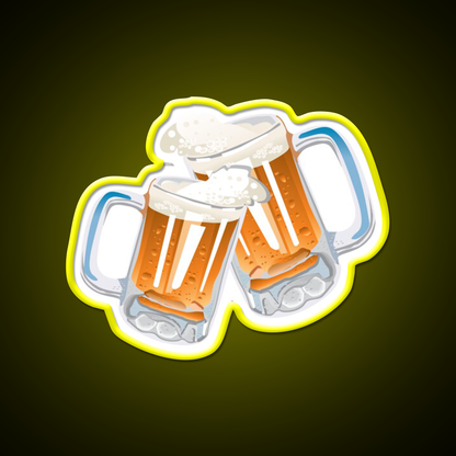 Beer Man Cave Bar Led Neon Sign Bar Wall Decor Rgb Color