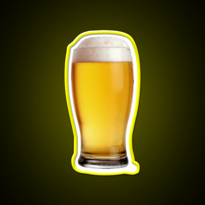Beer Man Cave Bar Led Neon Sign Beer Cup Wall Art Rgb Color - LED neon sign view 7