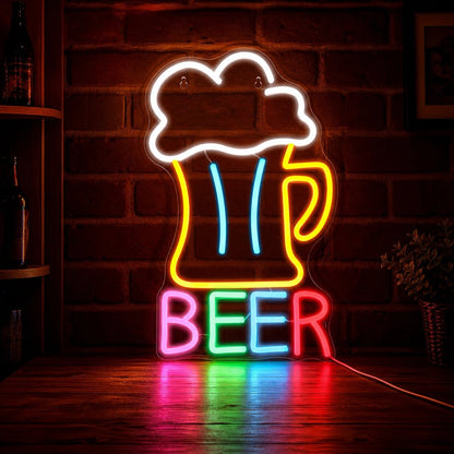 Beer Man Cave LED Neon Sign - Shineneon