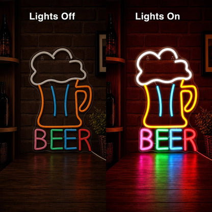 Beer Man Cave LED Neon Sign - Shineneon