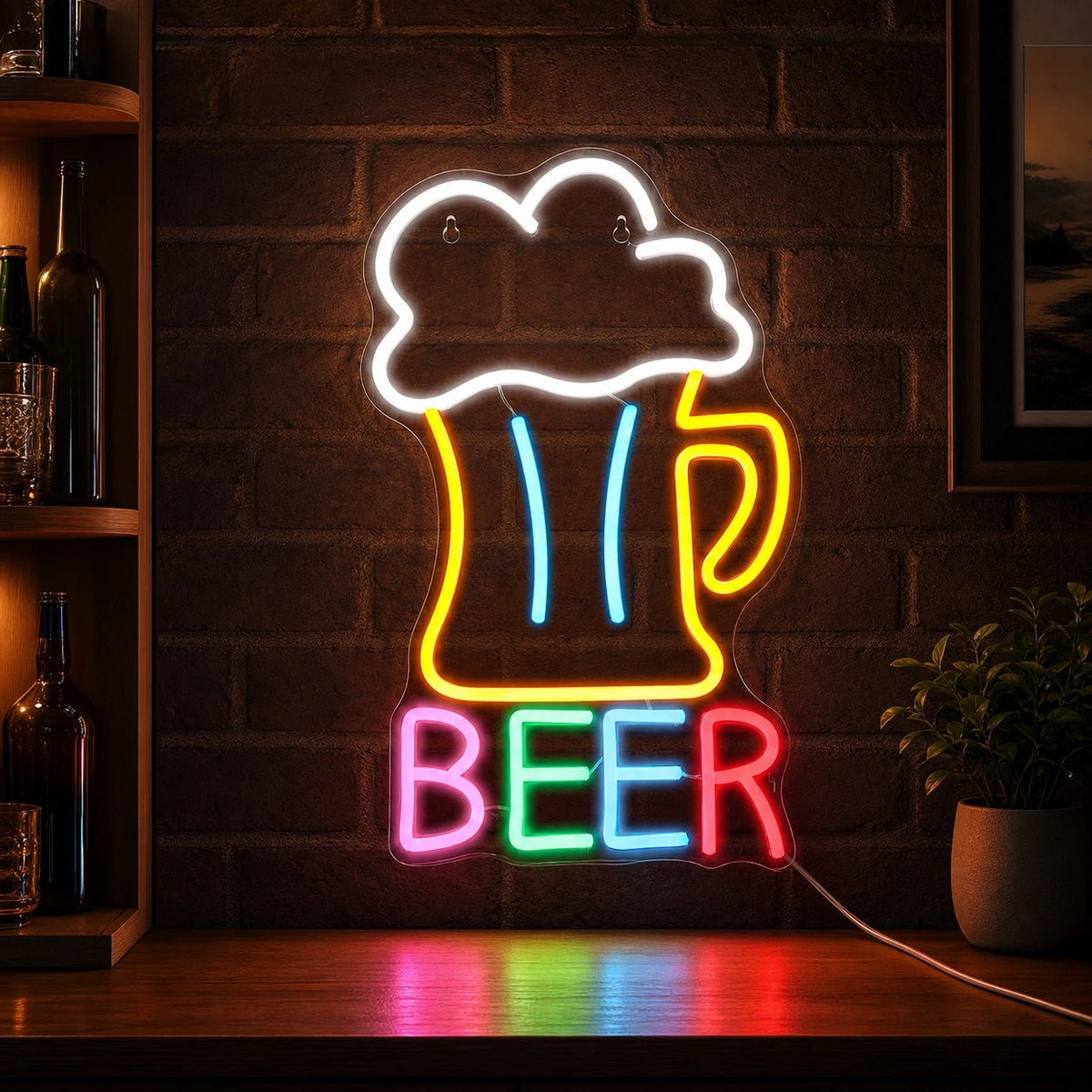 Beer Man Cave LED Neon Sign - Shineneon