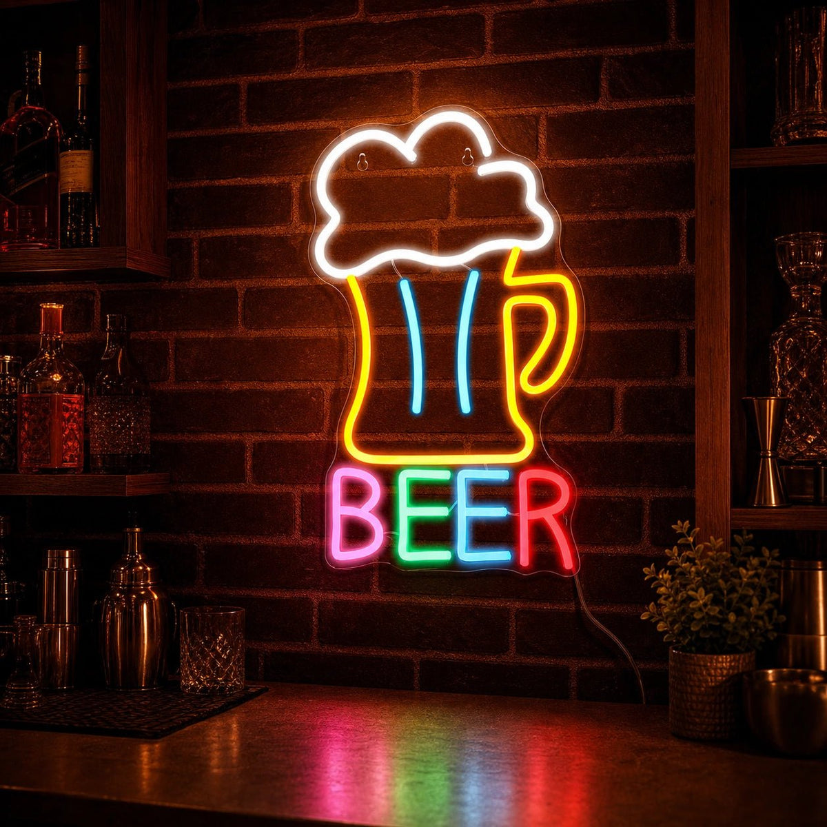 Beer Man Cave LED Neon Sign - Shineneon
