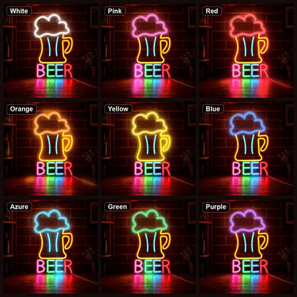 Beer Man Cave LED Neon Sign - Shineneon