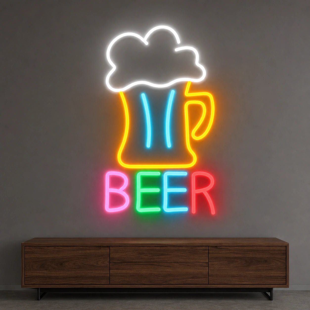 Beer Man Cave LED Neon Sign Garage Neon Sign - Shineneon