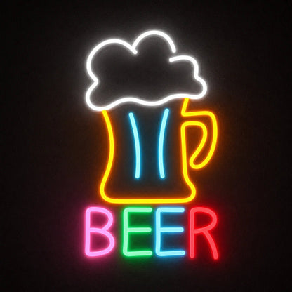 Beer Man Cave LED Neon Sign Garage Neon Sign - Shineneon