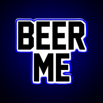 Beer Me Drinkers Gifts Beer Bar Decor Led Neon Sign Rgb Color - LED neon sign view 5