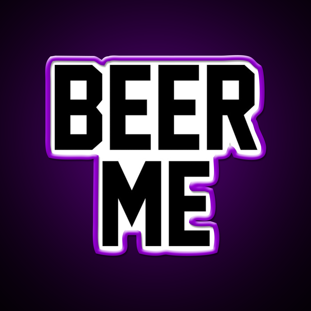 Beer Me Drinkers Gifts Beer Bar Decor Led Neon Sign Rgb Color - LED neon sign view 9