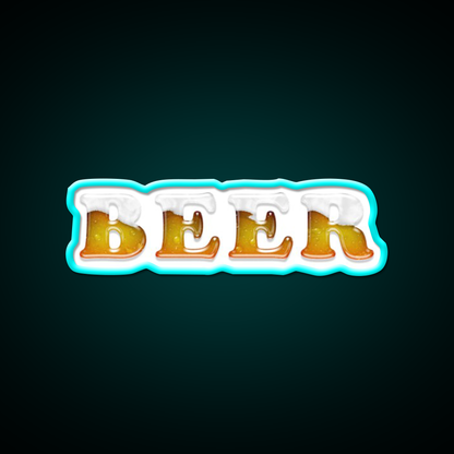 Beer Me Man Cave Bar Led Neon Sign Rgb Color - Size and dimension reference