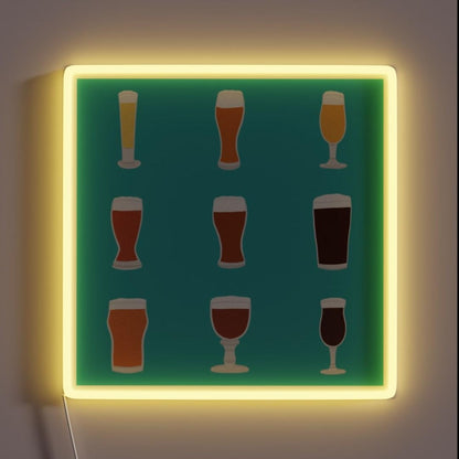 Beer Me Rgb Led Neon Sign - Custom LED neon sign front view