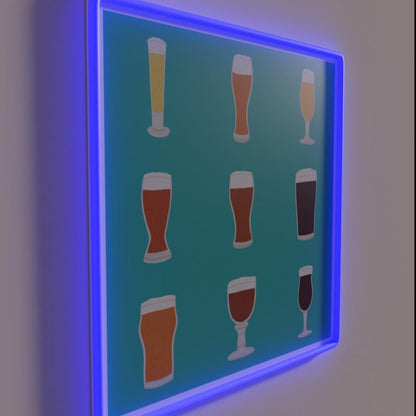 Beer Me Rgb Led Neon Sign - LED neon sign close-up detail