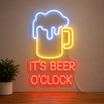 Beer Mug Bar Decor Pub Brewery Man Cave Light LED Neon Sign main product image