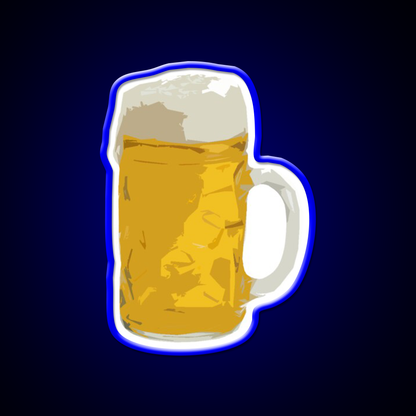 Beer Mug Beer Bar Decor Led Neon Sign Wall Art Rgb Color - LED neon sign view 5