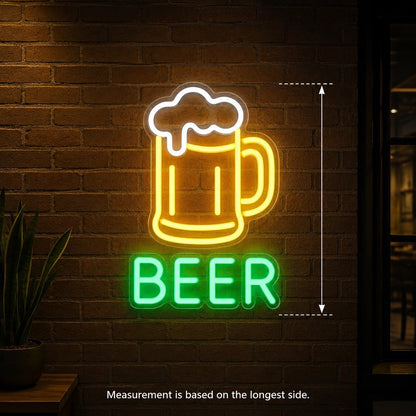 Beer Mug Foam LED Neon Sign - Shineneon