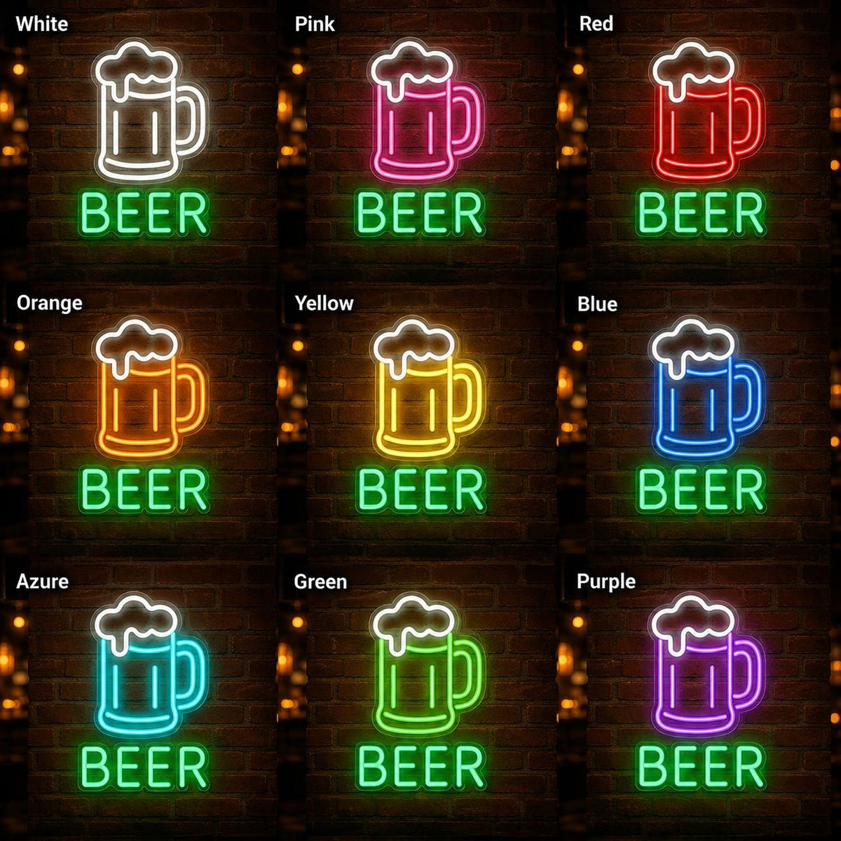 Beer Mug Foam LED Neon Sign - Shineneon