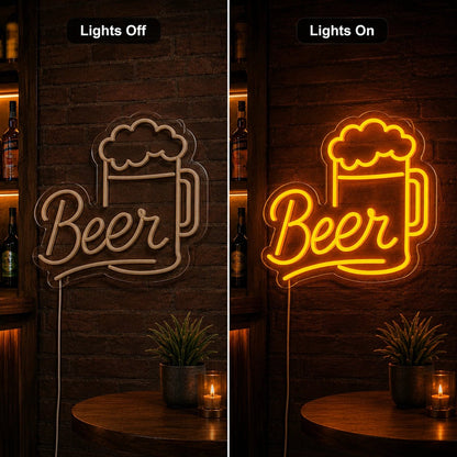 Beer Mug LED Neon Sign - Shineneon