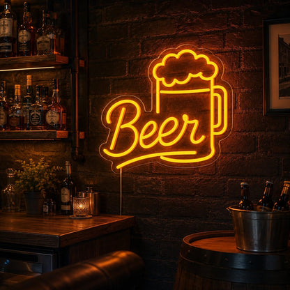 Beer Mug LED Neon Sign - Shineneon