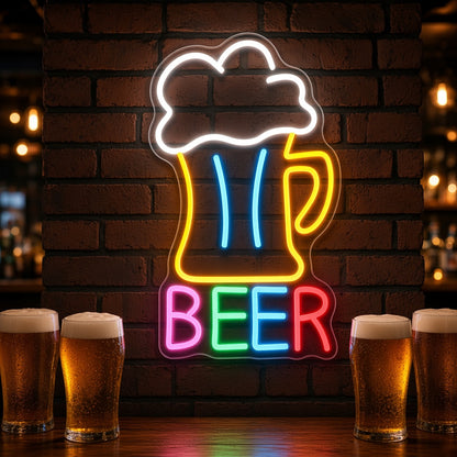 Beer Mug LED Neon Sign