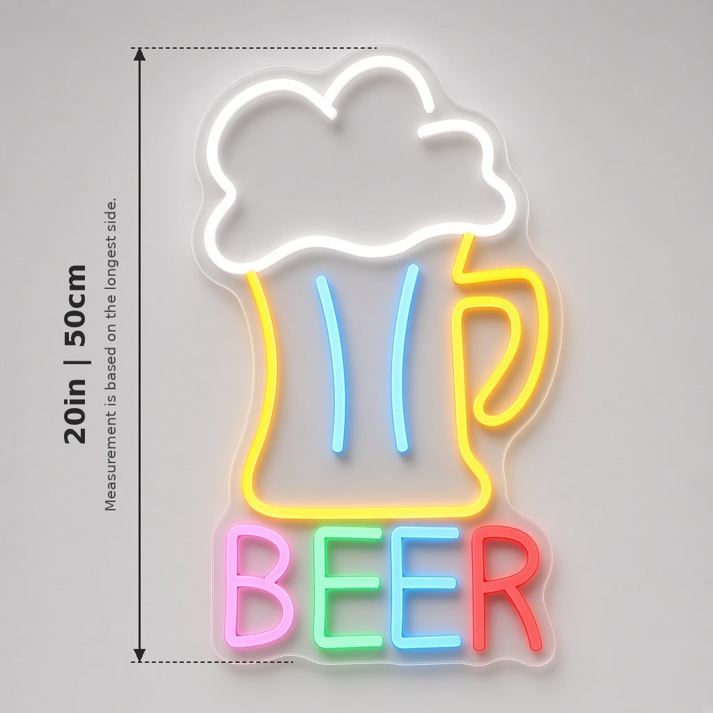 Beer Mug LED Neon Sign