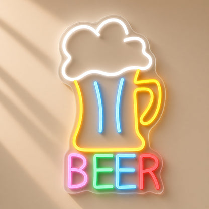 Beer Mug LED Neon Sign