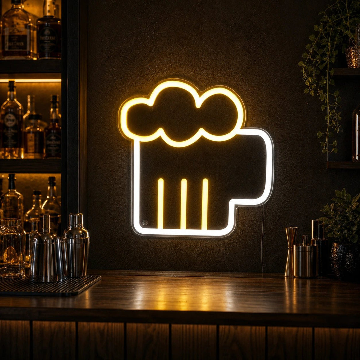 Beer Mug Outline LED Neon Sign - Shineneon