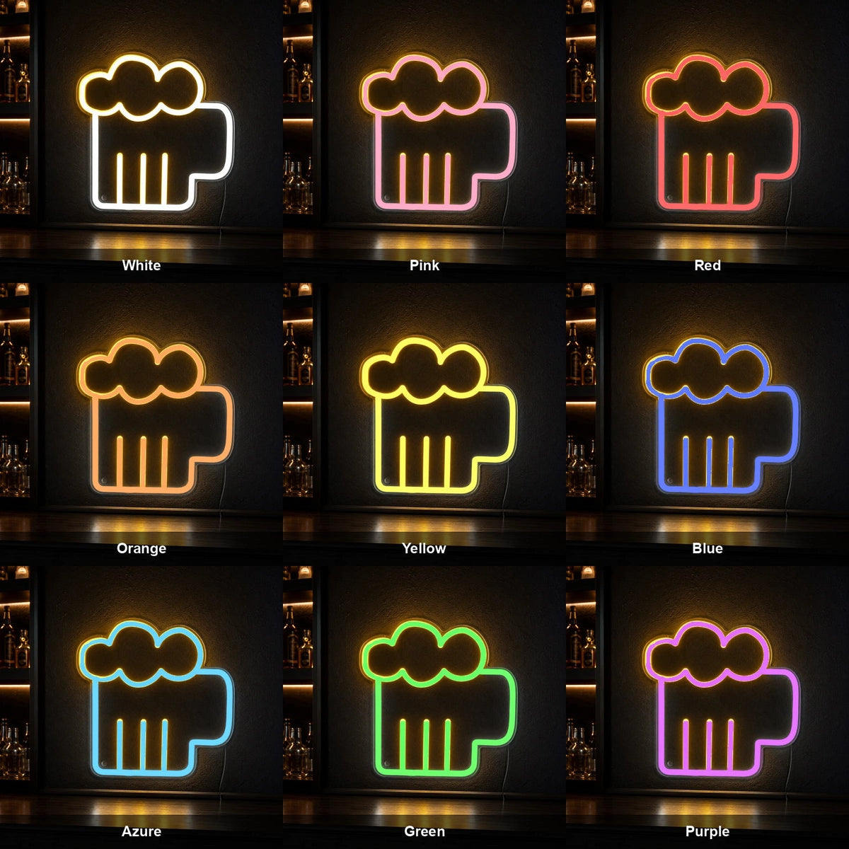 Beer Mug Outline LED Neon Sign - Shineneon