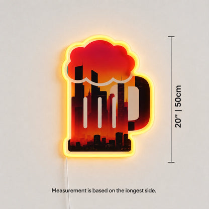 Beer Mug Shape Neon Sign LED Neon Sign size image