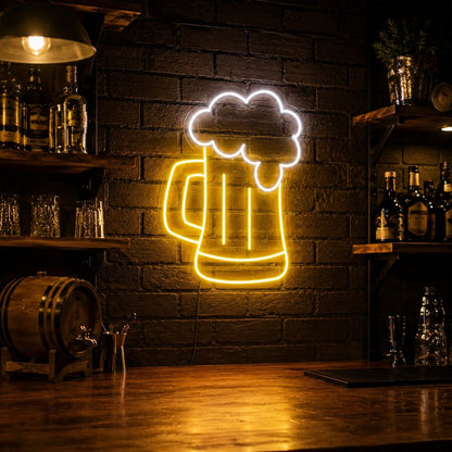 Beer Mug Wall LED Neon Sign - Shineneon
