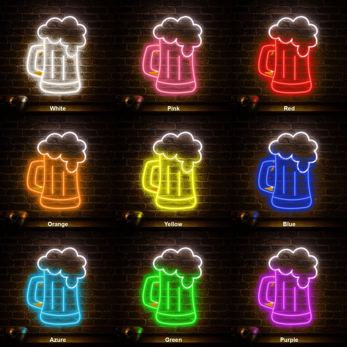 Beer Mug Wall LED Neon Sign - Shineneon