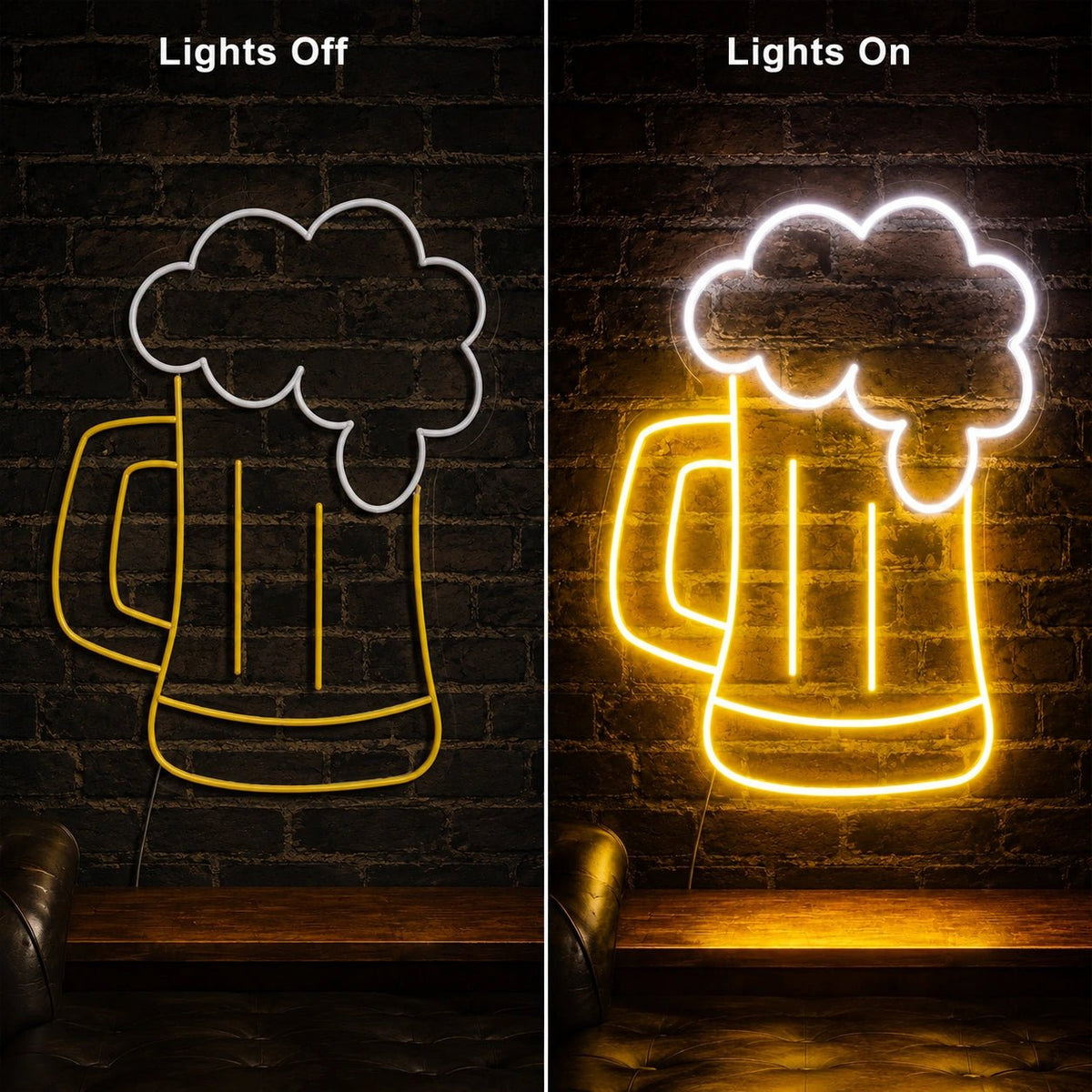 Beer Mug Wall LED Neon Sign - Shineneon