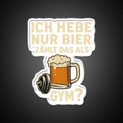 Beer Mug With Dumbbell And Funny Fitness Beer Bar Decor Led Neon Sign Rgb Color - LED neon sign view 11