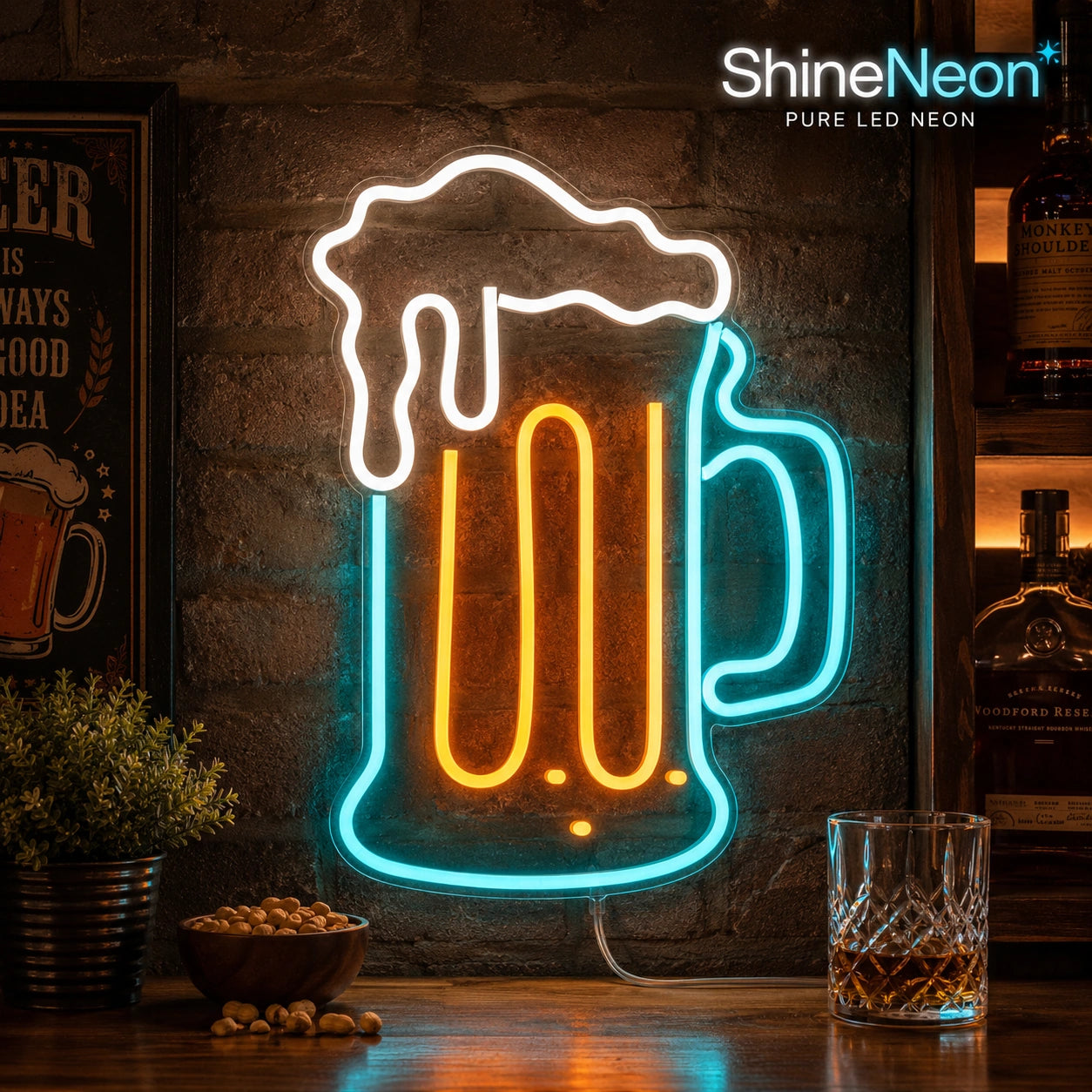 Beer Mugs Table Neon Sign LED Neon Sign high-converting product image