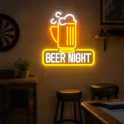 Beer Night Mug LED Neon Sign - Shineneon