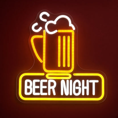 Beer Night LED Neon Sign
