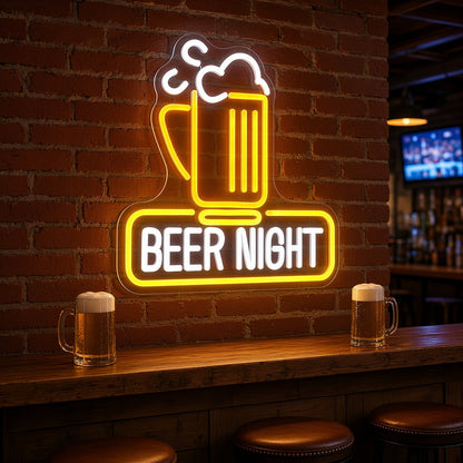 Beer Night LED Neon Sign