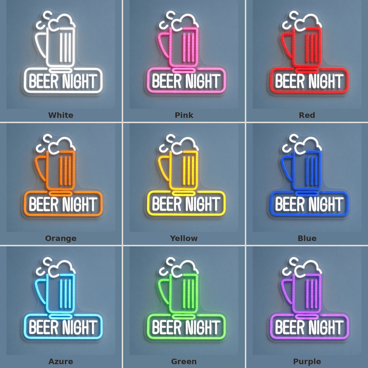 Beer Night LED Neon Sign