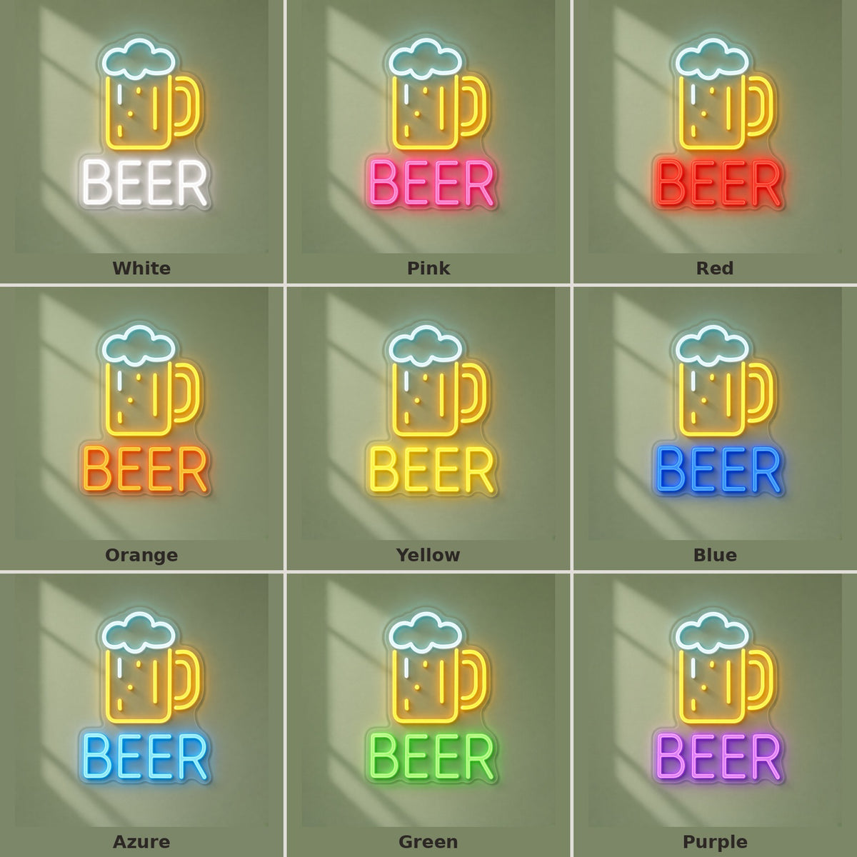 Beer LED Neon Sign