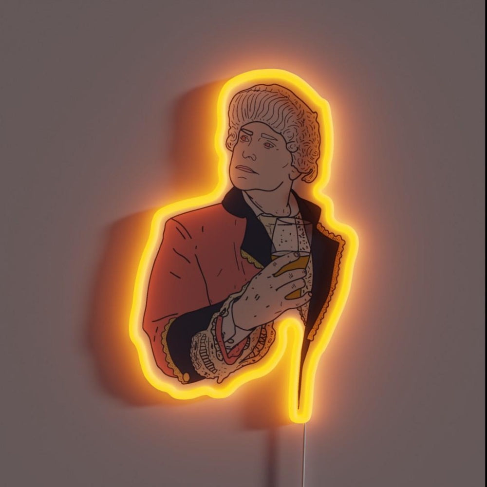 Beer Pocket Grog Artist Chairman Of The Brewed Rgb Led Neon Sign - Custom LED neon sign front view