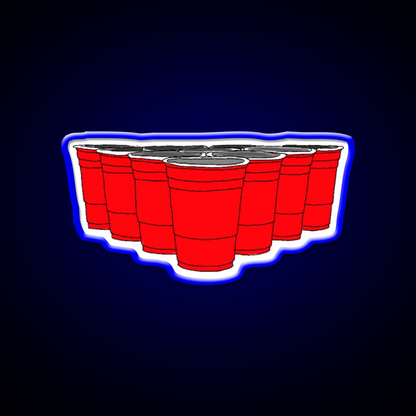 Beer Pong Beer Bar Decor Led Neon Sign Wall Art Rgb Color - LED neon sign view 5