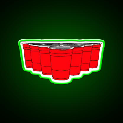 Beer Pong Beer Bar Decor Led Neon Sign Wall Art Rgb Color - LED neon sign view 8