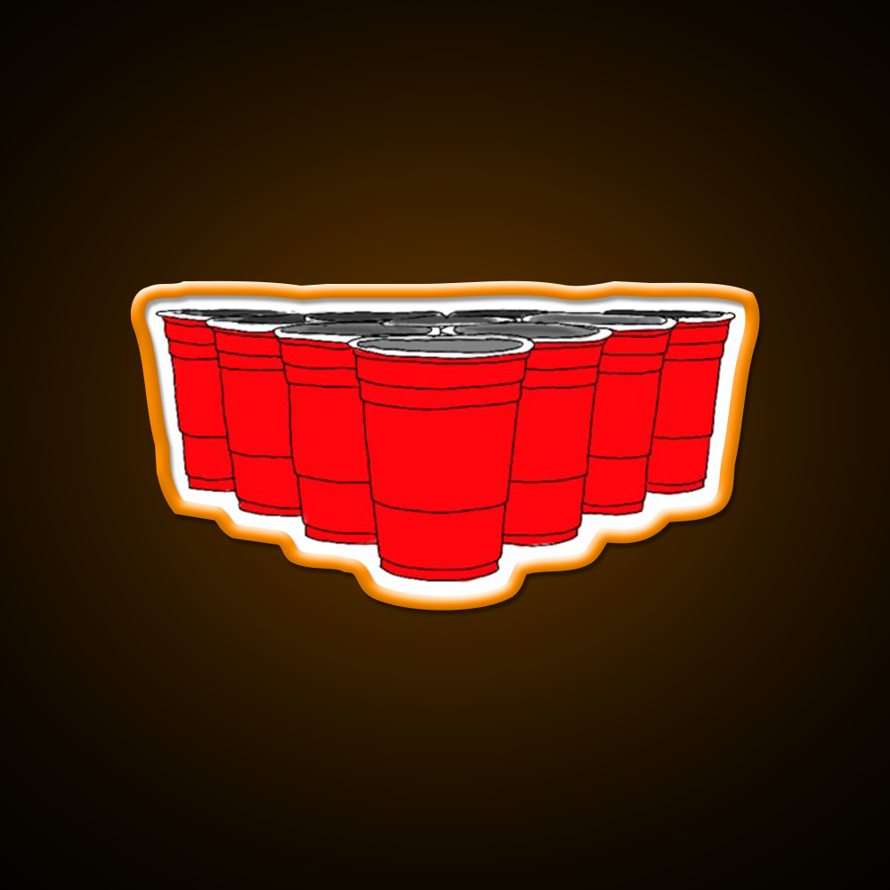 Beer Pong Beer Bar Decor Led Neon Sign Wall Art Rgb Color - LED neon sign view 6