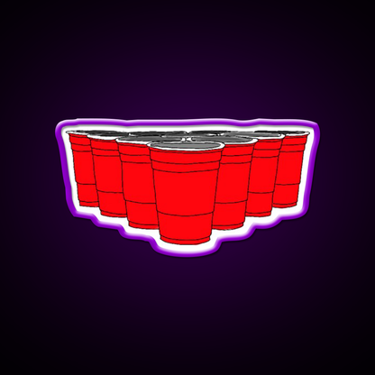 Beer Pong Beer Bar Decor Led Neon Sign Wall Art Rgb Color - LED neon sign view 9