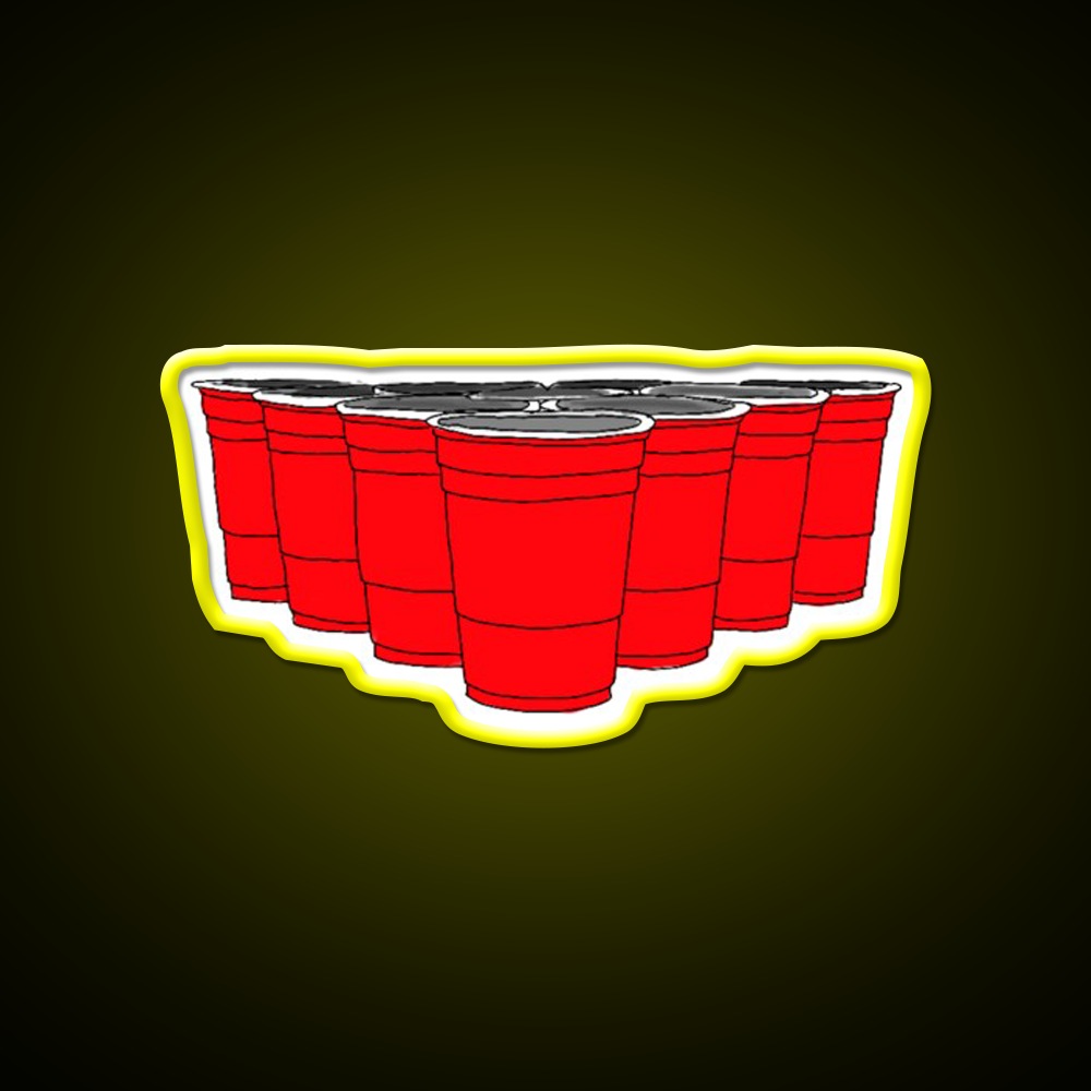 Beer Pong Beer Bar Decor Led Neon Sign Wall Art Rgb Color - LED neon sign view 7