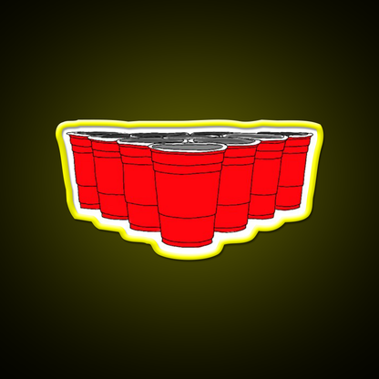 Beer Pong Beer Bar Decor Led Neon Sign Wall Art Rgb Color - LED neon sign view 7