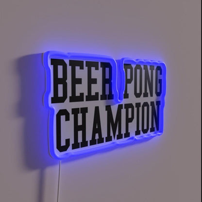 Beer Pong Rgb Led Neon Sign - LED neon sign close-up detail