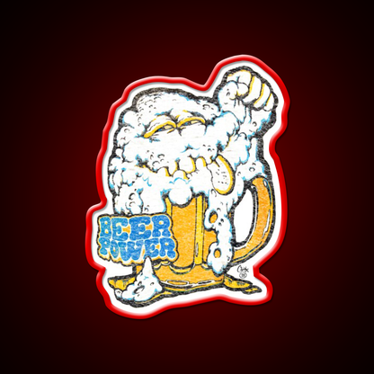 Beer Power 78 Man Cave Bar Led Neon Sign Rgb Color